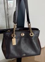 Coach bruine leren tas, Sieraden, Tassen en Uiterlijk, Tassen | Schoudertassen, Ophalen of Verzenden