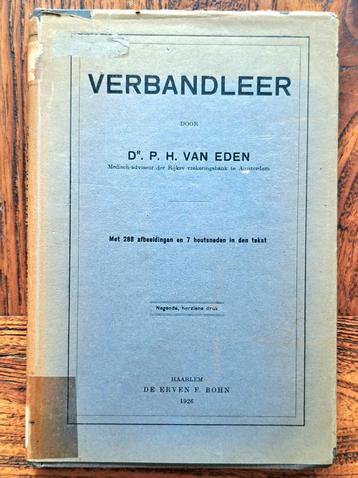 Verbandleer - 1926 - hardcover + stofomslag - EHBO beschikbaar voor biedingen