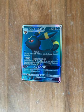 Umbreon GX 142/149 (nieuw 85 euro) beschikbaar voor biedingen