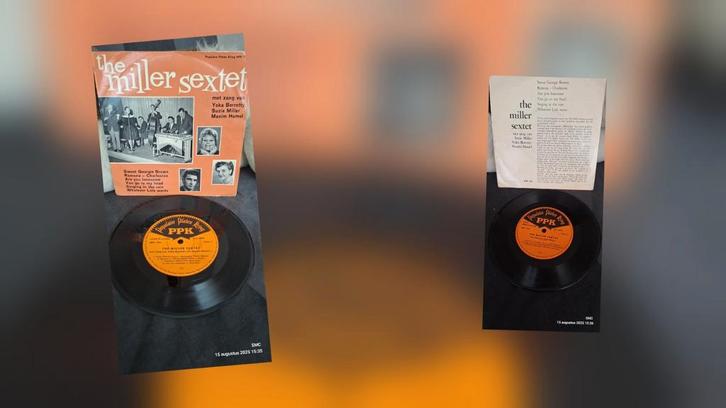 The Miller Sextet 7” EP – Zeldzaam PPK HPK 702/703 – Yoka Be, Cd's en Dvd's, Vinyl Singles, Gebruikt, Single, Jazz en Blues, 7 inch