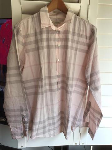 Burberry blouse mt XL,Burberry Brit roze geruite blouse XL beschikbaar voor biedingen