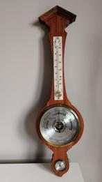 Mahonie barometer & hydrometer, Antiek en Kunst, Ophalen