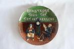 Vlaams Aardewerk Wandbord Zoals..., Ophalen of Verzenden