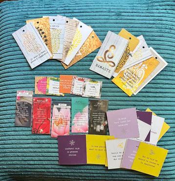 Set van Happinez GELUKSKAARTJES ter inspiratie bij cadeau beschikbaar voor biedingen