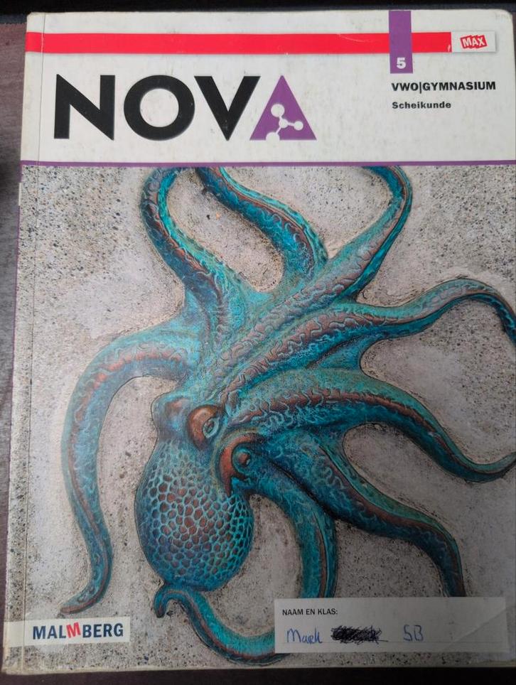 Nova Scheikunde VWO 5, Boeken, Schoolboeken, Gelezen, Scheikunde, VWO, Ophalen of Verzenden