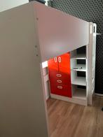 Ikea hoogslaper smastad wit/rood, Kinderen en Baby's, Ophalen, Gebruikt, Hoogslaper