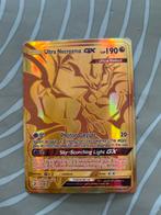 Pokemonkaart Ultra Necrozma GX - Gold, Ophalen of Verzenden, Gebruikt, Losse kaart, Foil