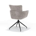 AANBIEDING Armstoel Evan draaivoet stof harmony 3 kleuren, Modern design, Overige kleuren, Nieuw, Ophalen of Verzenden