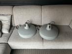 2 Leen Bakker Industriële Hanglamp Grijs, Huis en Inrichting, Lampen | Hanglampen, Ophalen of Verzenden, Gebruikt, Metaal, Minder dan 50 cm