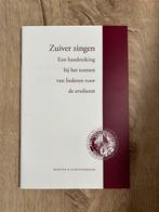 Zuiver zingen, handreiking bij toetsen liederen eredienst, Ophalen of Verzenden, Zo goed als nieuw