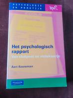 Het psychologisch rapport, Aart Kooreman, Ophalen of Verzenden, Zo goed als nieuw, Overige onderwerpen
