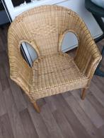 Rieten fauteultje, Huis en Inrichting, Fauteuils, Ophalen, Minder dan 50 cm, Gebruikt, Minder dan 75 cm