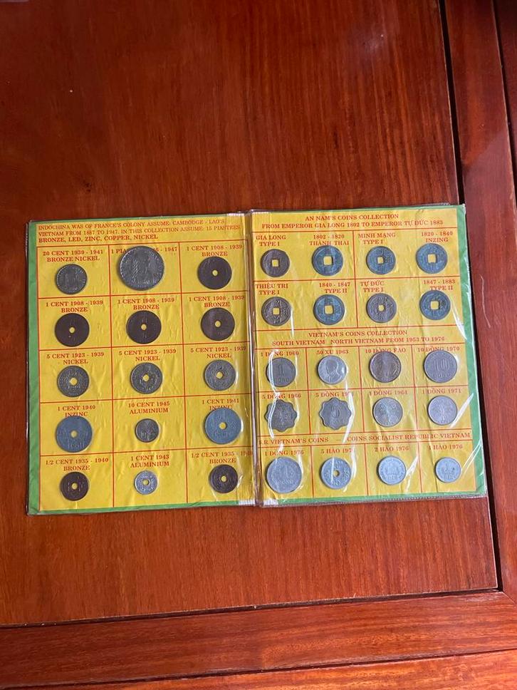 Muntenverzameling Indochine/Vietnam - Erfstuk, Postzegels en Munten, Munten en Bankbiljetten | Verzamelingen, Munten, Buitenland