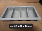 Bestekbakken - Grijs/Zwart - 50x30x10cm - 10 stuks, Ophalen, Onbekend, Onbekend, Onbekend