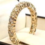 14K Gouden Eternity Ring met Diamanten - Gecertificeerd, Verzenden, Met edelsteen, Dame, Goud