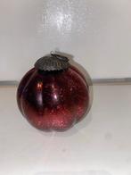 Vintage glazen kerstbal grote heksenbal kerst kerstboom, Ophalen of Verzenden, Gebruikt