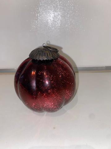 Vintage glazen kerstbal grote heksenbal kerst kerstboom beschikbaar voor biedingen