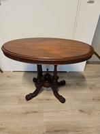 Antieke biedermeier bijzettafel, Huis en Inrichting, Tafels | Bijzettafels, Ophalen, Minder dan 55 cm, Rond, 60 cm of meer