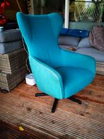 Comfortabele Relaxfauteuil - Blauw, Huis en Inrichting, Fauteuils, Ophalen, 75 tot 100 cm, Zo goed als nieuw, 75 tot 100 cm