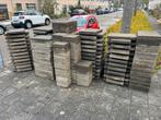 Betontegels 60x40 (+-150stuks) + 30x30 (+-80stuks), Tuin en Terras, Tegels en Klinkers, Ophalen, Gebruikt, 10 m² of meer, Beton