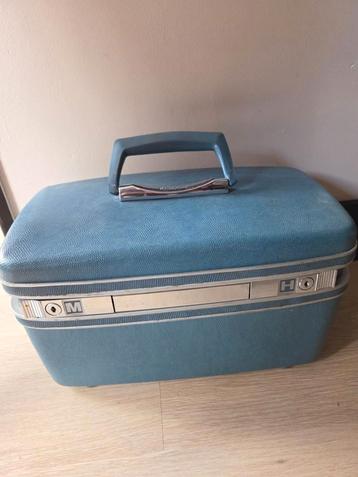 Vintage Samsonite Beauty Case Blauw beschikbaar voor biedingen