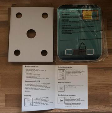Keukenweegschaal digitaal nieuw tot Max 5 kg weegschaal beschikbaar voor biedingen