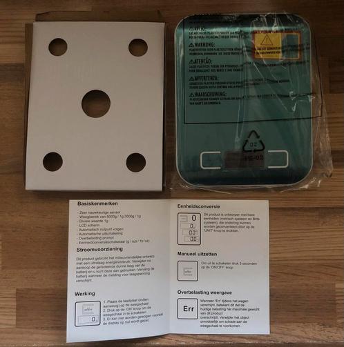 Keukenweegschaal digitaal nieuw tot Max 5 kg weegschaal, Huis en Inrichting, Keuken | Keukenbenodigdheden, Nieuw, Ophalen of Verzenden