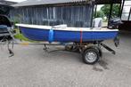 toerboot/visboot met motor en  en trailer, Ophalen, Gebruikt, Tot 10 pk, 3 tot 6 meter