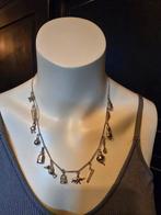 Zilveren vintage bedelketting met 14 bedels, Sieraden, Tassen en Uiterlijk, Ophalen of Verzenden, Zo goed als nieuw, Zilver, Zilver