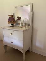 Brocante kaptafel, Huis en Inrichting, Tafels | Kaptafels, Ophalen, Gebruikt, 50 tot 100 cm, 150 tot 200 cm