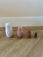 Matroesjka siliconen stapelpoppen - Montessori speelgoed, Kinderen en Baby's, Ophalen of Verzenden, Zo goed als nieuw, Bouwen