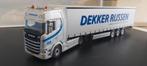Scania next gen met huiftrailer dekker Rijssen, Hobby en Vrije tijd, Modelauto's | 1:50, Ophalen of Verzenden, Zo goed als nieuw