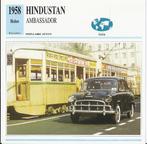 Kw2152 autokaart hindustan ambassador, Ophalen of Verzenden, Zo goed als nieuw, Auto's