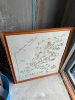 Geborduurd schilderij ‘kaart van nederland’, Ophalen