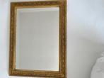 Mooie zware spiegel met gouden lijst (65x85), Ophalen of Verzenden, Zo goed als nieuw, Minder dan 100 cm, Rechthoekig