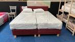 Boxspring 210 x 180 cm WD-028 incl matrassen mp- 376, Ophalen, Gebruikt, 210 cm, Tweepersoons
