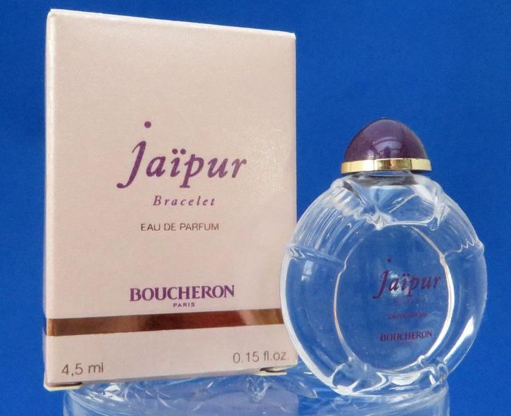 Mini - BOUCHERON - Jaipur Bracelet - 4,5ml - edp - 4,5cm, Verzamelen, Parfumverzamelingen, Gebruikt, Miniatuur, Gevuld, Ophalen of Verzenden