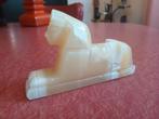 Sphinx marmer onyx beeld sculptuur, Antiek en Kunst, Ophalen of Verzenden