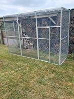 Voliere aluminium kooi kattenren, Ophalen, Gebruikt, Aluminium, Volière