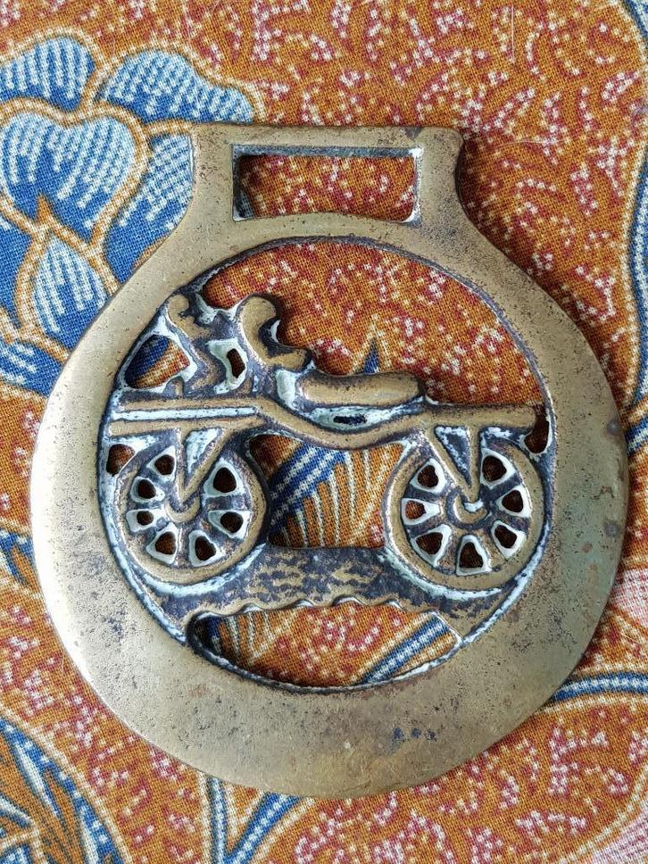 Mooi zeldzaam antiek kleppermannetje uit Engeland 8,1 cm., Antiek en Kunst, Antiek | Koper en Brons, Koper, Ophalen of Verzenden