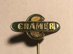 Metalen CRAMER LANDBOUWVOERTUIGEN Speld (Groen/Messingkleur), Verzenden, Zo goed als nieuw, Transport, Speldje of Pin