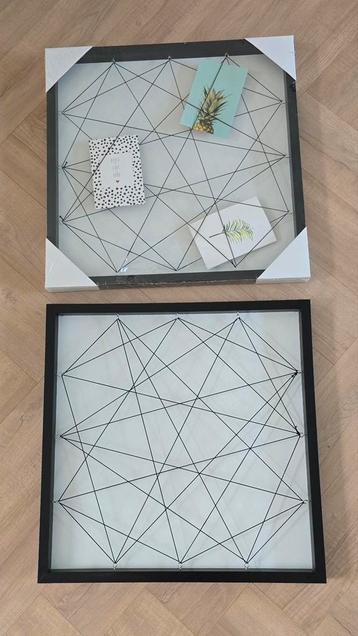 Decoratieve draadframe fotolijsten / memoborden beschikbaar voor biedingen