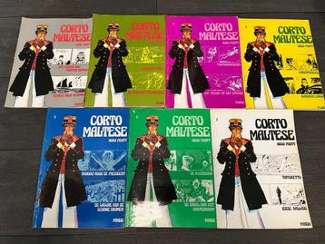 Complete serie strips Corto Maltese nr. 1-7 - Hugo Pratt beschikbaar voor biedingen