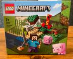 Lego Minecraft 21177 de creeper hinderlaag, Ophalen of Verzenden, Zo goed als nieuw, Complete set, Lego