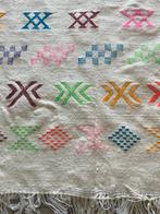 NIEUW Marokkaans Kleed - Handgemaakt 100% Wol - 254x147cm, Ophalen, 100 tot 150 cm, Crème, Rechthoekig