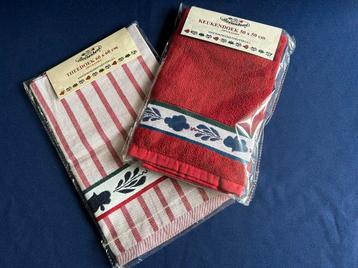 Boerenbont thee en keukendoek beschikbaar voor biedingen