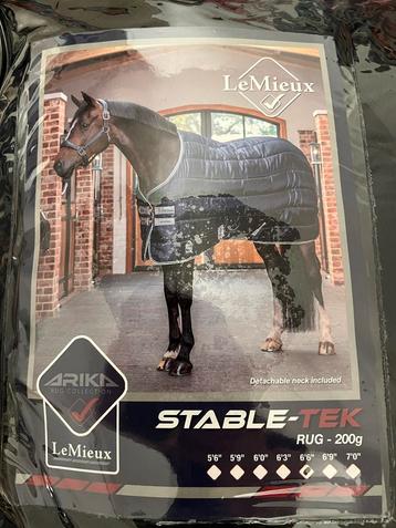 NIEUW Lemieux Arika stable tek staldeken beschikbaar voor biedingen
