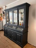 Zwarte apothekerskast, Huis en Inrichting, Gebruikt, 200 cm of meer, Met deur(en), 150 tot 200 cm