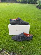 Santoni gesp/double monk uk11/eu45, Kleding | Heren, Schoenen, Ophalen of Verzenden, Zo goed als nieuw, Gespschoenen
