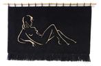 Vintage wandkleed Rockabilly Fifties Pin-up, Ophalen of Verzenden, Gebruikt